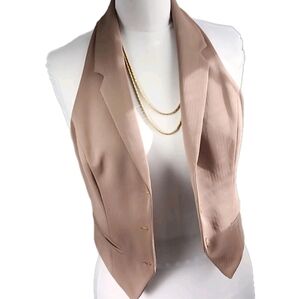 Kenar Studio Halter Vest With Cut Out Back 2 Tan Cocoa